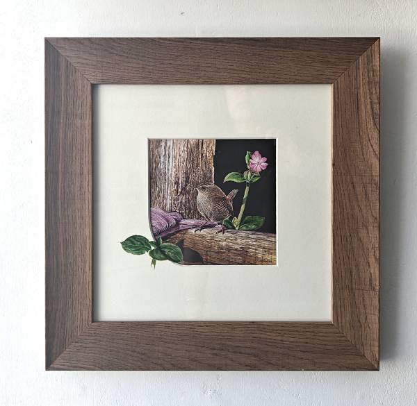 - watercolour on Board, Painting by Nicholas Smith, measuring 14 x 14 cm (H x W) framed at 35 x 35 cm £395